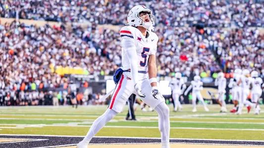 wide receiver Gio Richardson (5) - BOULDER, COLO. -- Football vs Colorado at Folsom Field
Nov. 1, 2025.
Photo by Rebecca Sasnett / Arizona Athletics