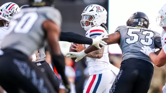 quarterback Noah Fifita (1) - BOULDER, COLO. -- Football vs Colorado at Folsom Field
Nov. 1, 2025.
Photo by Rebecca Sasnett / Arizona Athletics