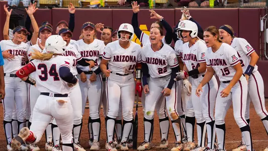 Devyn Netz Home Run Celebration