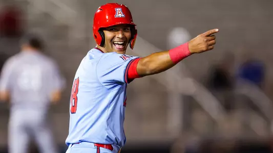 Adonys Guzman — TUCSON, ARIZ. -- Baseball vs. New Mexico State at Hi Corbett Field.
April 8, 2025.
Photo by Mike Christy / Arizona Athletics