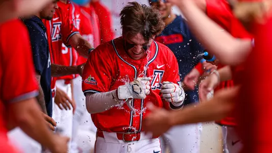 Andrew Cain - TUCSON, ARIZ. -- Baseball vs. Utah, Game Three, at Hi Corbett Field.
May 11, 2025.
Photo by Marison Bilagody / Arizona Athletics