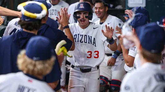Maddox Mihalakis - ARLINGTON, TEXAS -- Baseball vs. Brigham Young University in the quarterfinals of the Big 12 Tournament at Globe Life Field.
May 22, 2025.
Photo by Marison Bilagody / Arizona Athletics