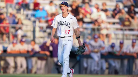 Owen Kramkowski — TUCSON, ARIZ. -- Baseball vs. TCU Hi Corbett Field.
May 2, 2025.
Photo by Madison Farwell / Arizona Athletics