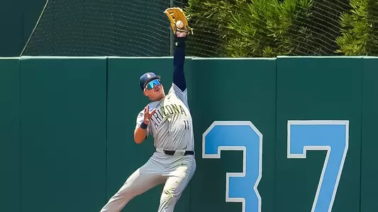 Aaron Walton — CHAPEL HILL, N.C. -- Baseball vs. North Carolina in a 2025 NCAA Super Regional game at Boshamer Stadium.
June 6, 2025.
Photo by Matt Fedder / for Arizona Athletics