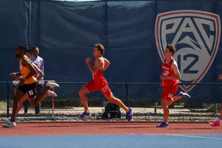 Noah Ray, Cade Russo - TUCSON, ARIZ. —Track and Field Jim Click Shootaround, Day 2 at Drachman Stadium April 6, 2024.
Photo by Catherine Regan / Arizona Athletics