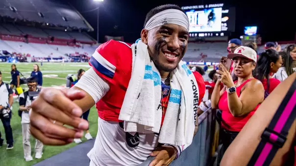quarterback Noah Fifita (1) - TUCSON, ARIZ. -- Football vs Northern Illinois University at Casino Del Sol Stadium.
Sept. 19, 2026.
Photo by Rebecca Sasnett / Arizona Athletics