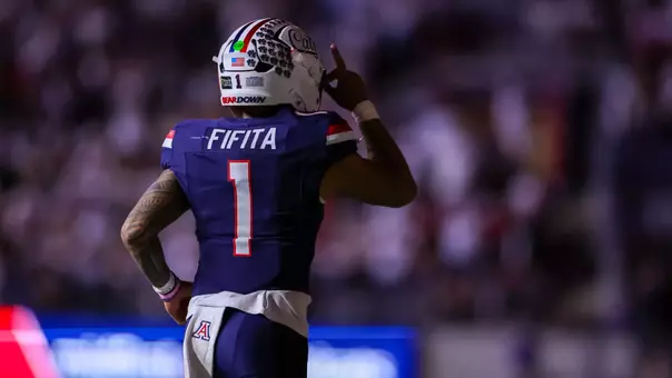 quarterback Noah Fifita (1) — TUCSON, ARIZ. -- Football vs. Cincinnati at Casino Del Sol Stadium.
Oct. 3, 2026.
Photo by Mike Christy / Arizona Athletics