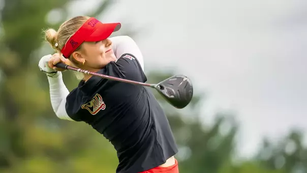 Cloe Amion — GRAND HAVEN, MICH. -- Women’s golf competes in the 2026 Folds of Honor Collegiate at American Dunes Golf Club.
Sept. 8, 2026.
Photo by Adam Mackey / Golf Coaches Association of America