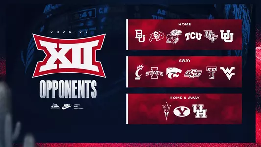 Big 12 Home- Away matchups 2026-27 Men's Basketball
