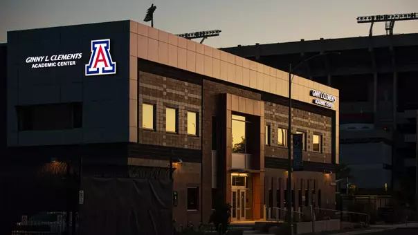 TUCSON, ARIZ. -- Ginny Clements Academic Center shots June 25, 2020.
Photo by Mike Christy / Arizona Athletics