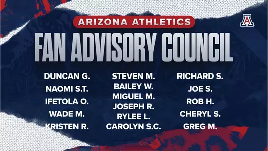 2026-27 Arizona Athletics Fan Council Members