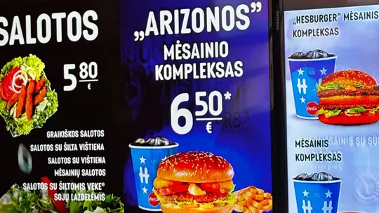 Arizona value meal in Lithuania