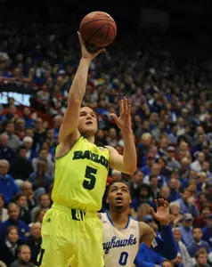 Brady Heslip had a season-high 19 points at Kansas on Monday.