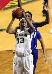 Nina Davis was named Big 12 Freshman of the Week for the fourth time.