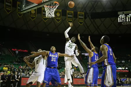 Redshirt freshman Johnathan Motley had 10 points in his Baylor debut on Friday.