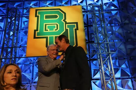 Art Briles and Grant Teaff