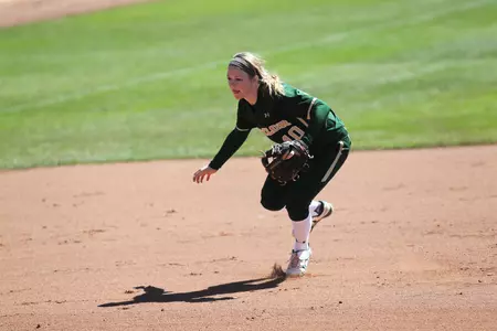 Jordan Strickland drove in nine runs in the opening weekend and was named Big 12 POW