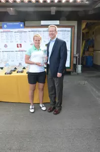 Hayley Davis recorded her 10th career top-three finish.