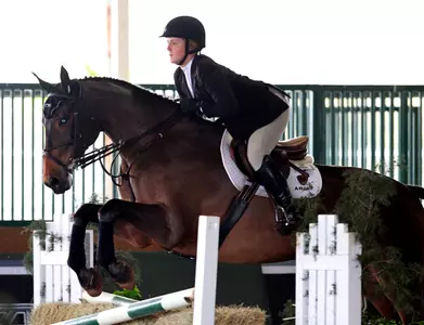 Sam Schaefer was named a first-team all-American in both flat and fences