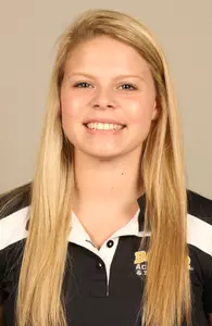 Freshman Kaelyn Cowan posted a 9.9 in tumbling event.