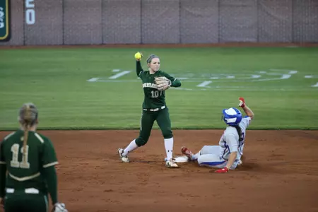 Jordan Strickland's RBI double in the top of the 8th helped Baylor beat Houston in game one