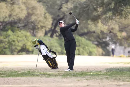 Louise Gateau-Chovelon has carded the Lady Bears' second-lowest score in both rounds.
