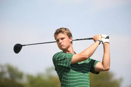 Mikkel Bjerch-Andresen is tied for 14th place heading to Saturday's second round.