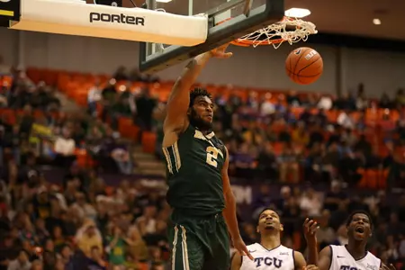 Rico Gathers leads the nation with 5.53 offensive rebounds per game.