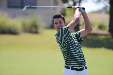 Nick Thornton is tied for third place after shooting career best 18- and 36-hole totals of 68 and 137.