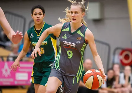 Kristy Wallace tallied seven points and six assists in win over Korea.