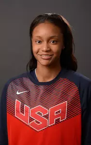 Nina Davis tallied four points and five rebounds vs. Czech Republic.
