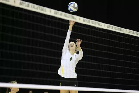 Katie Staiger recorded a team-high 18 kills in the Bears win.