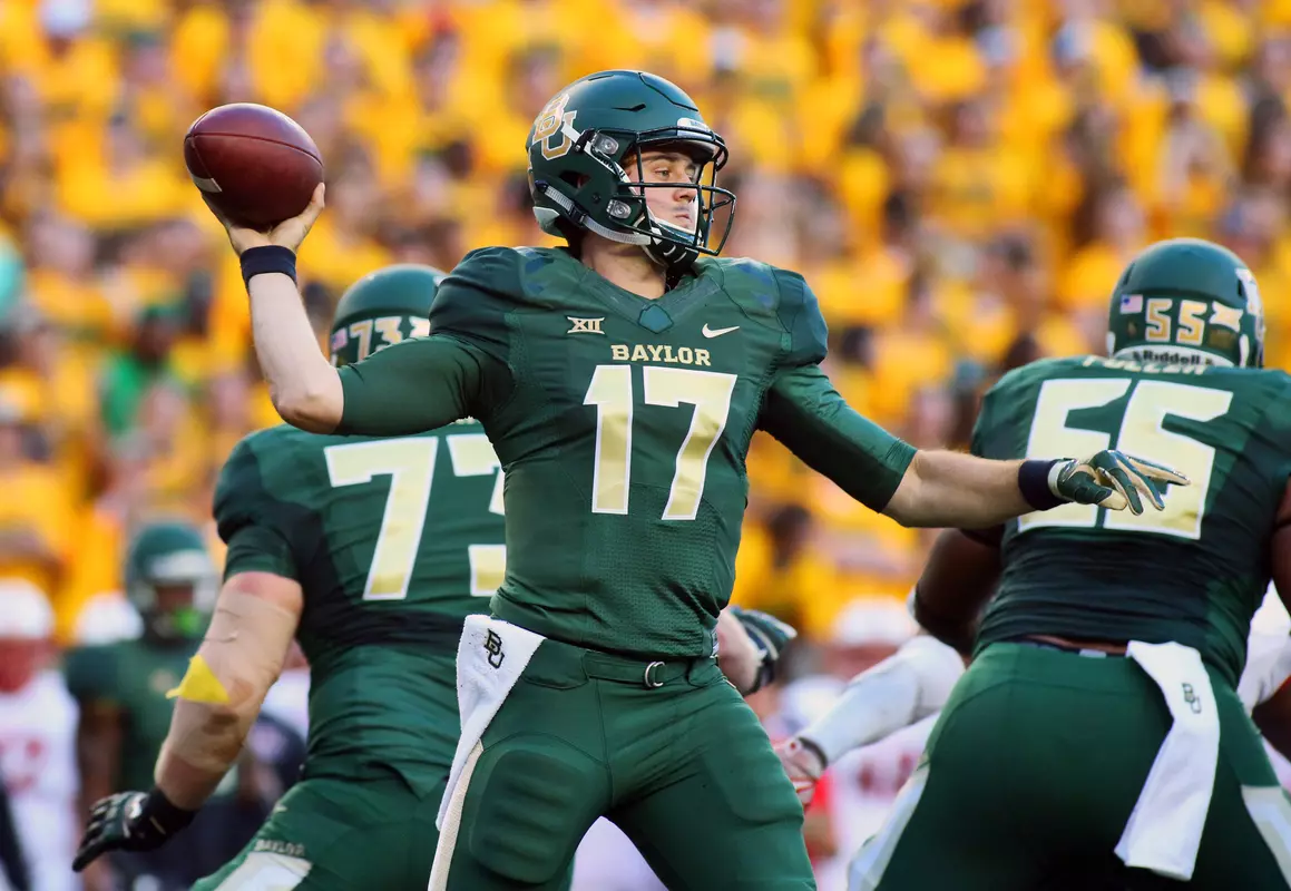 Seth Russell completed 23 of 34 passes for 342 yards with the four scores. Coleman had six catches for 182 yards.