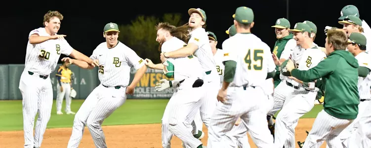 Walk off celebration vs. West Virginia