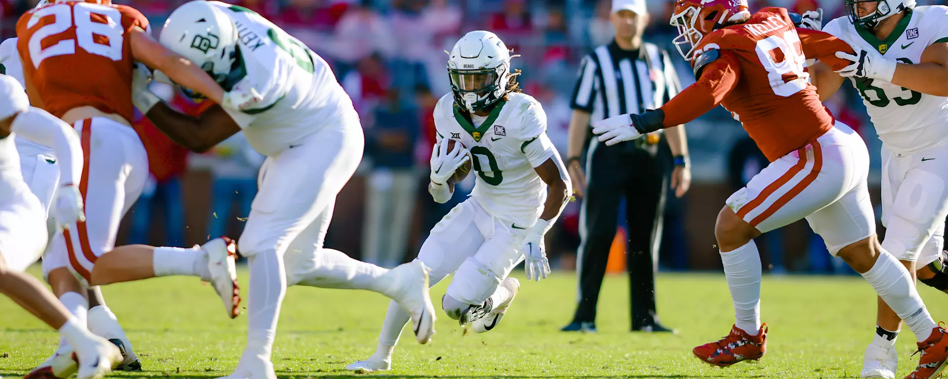 Sqwirl Williams rushing against OU in 2022