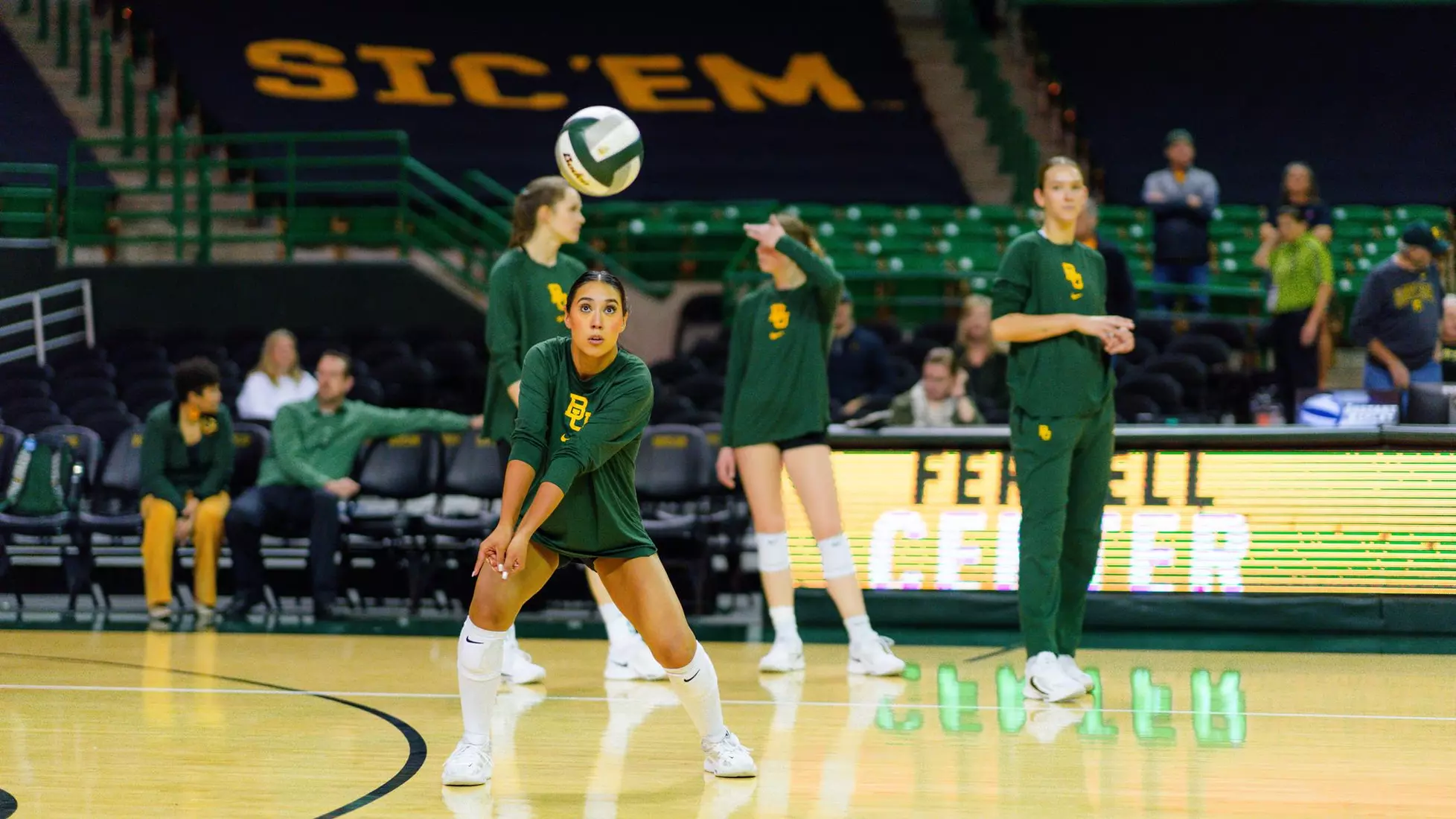 The Bears swept the Jayhawks at home.