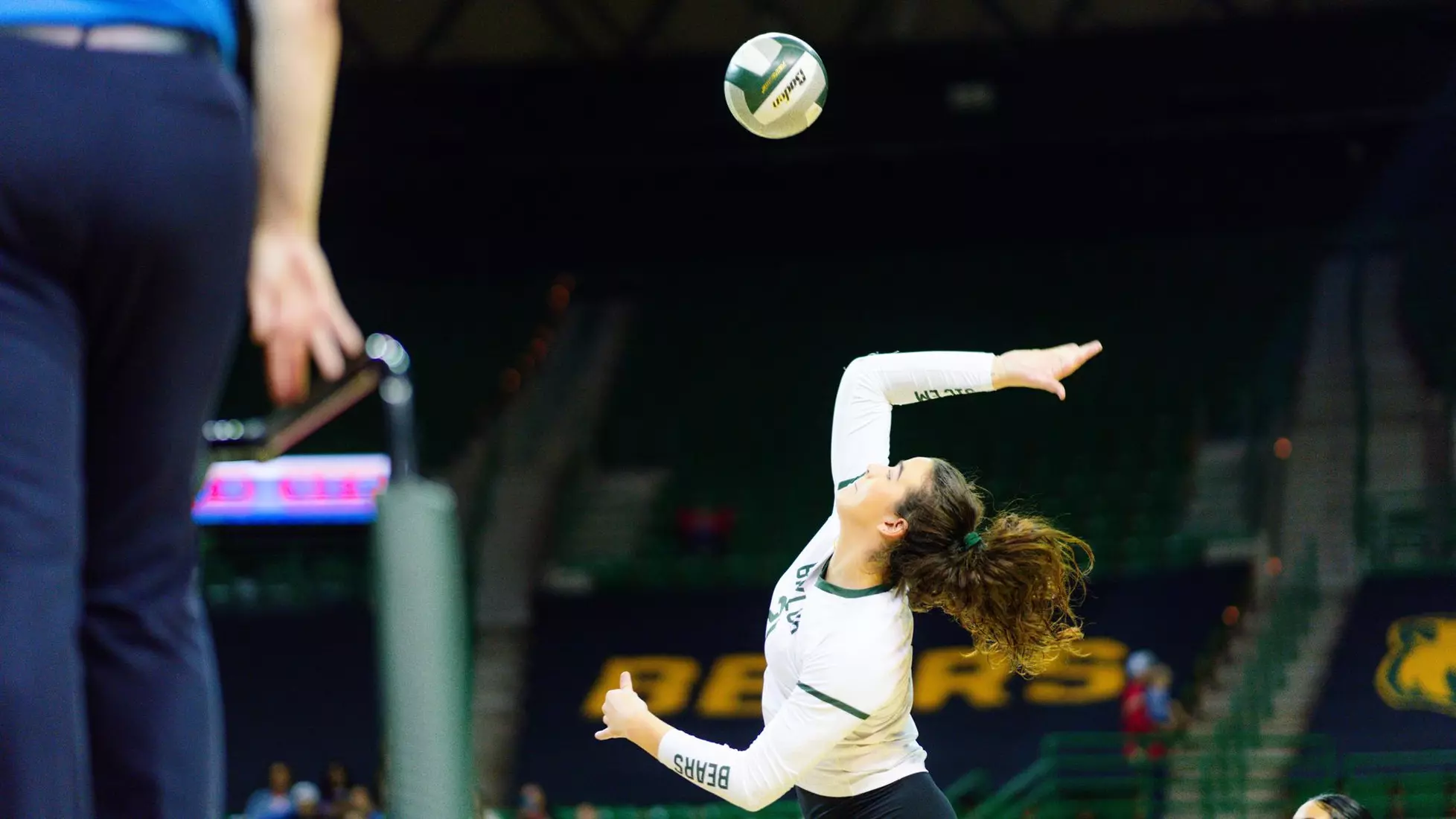 The Bears swept the Jayhawks at home.