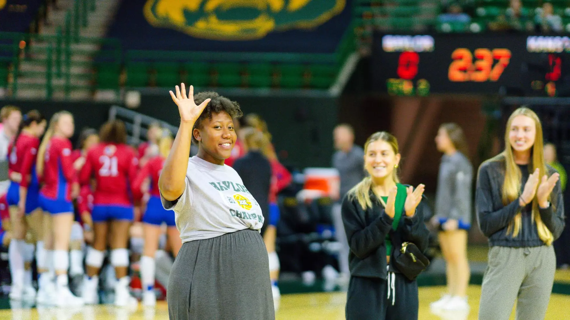 The Bears swept the Jayhawks at home.