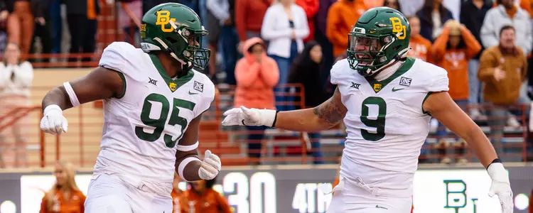 Gabe Hall and TJ Franklin vs. Texas in 2022