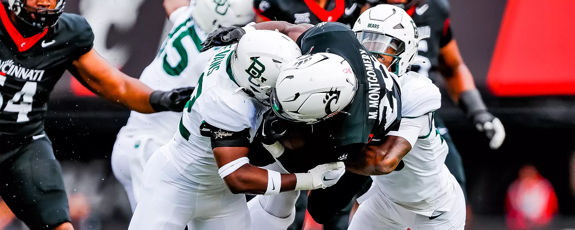 Evans tackle against Cinci