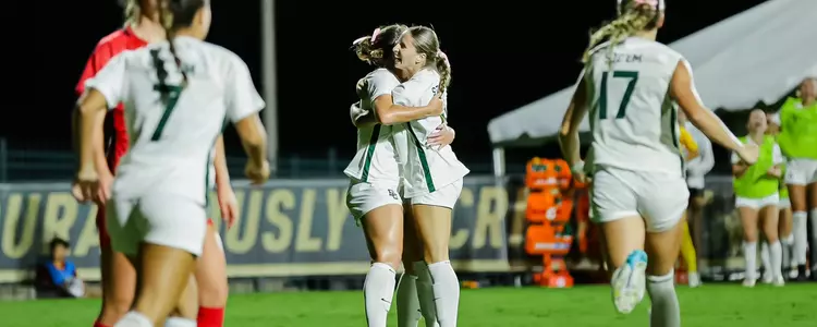 Jenna Patterson celebrates after a goal