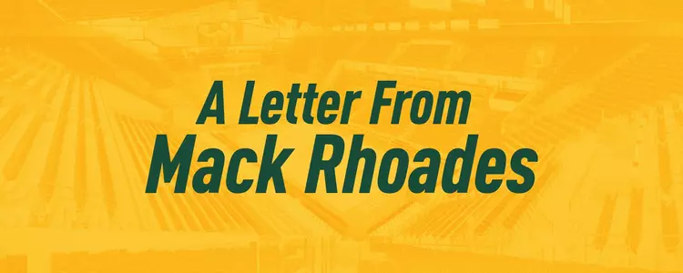 Letter from Mack Rhoades on Foster