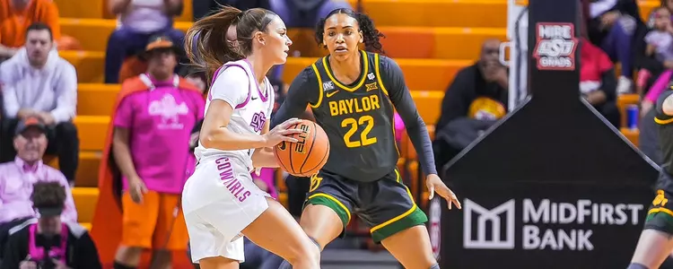 Bella Fontleroy goes up against Oklahoma State in 2023