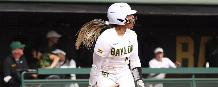 Shaylon Govan celebrates a homer vs. No. 1 Oklahoma in 2023