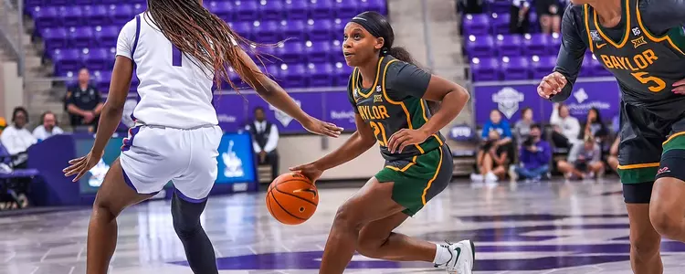 Ja'Mee Asberry looks for the shot against TCU