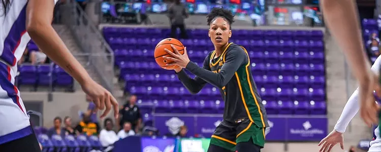 Littlepage-Buggs looks for the pass against TCU