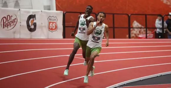 Matt Moorer and Nathaniel Ezekiel at Big 12 Championships