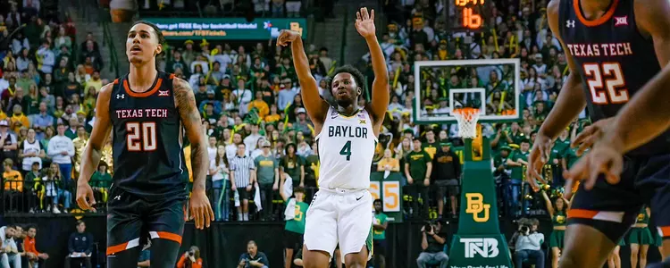 LJ Cryer shot vs. Tech