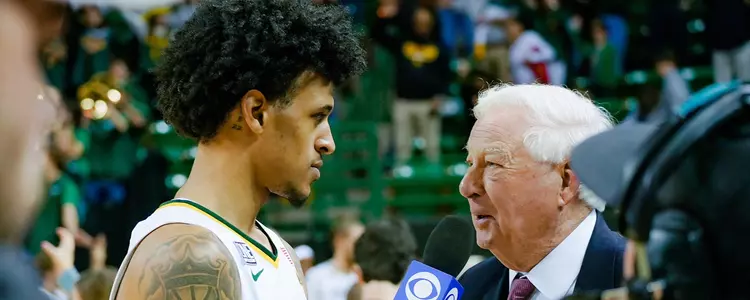 Jalen Bridges talks to Bill Raftery