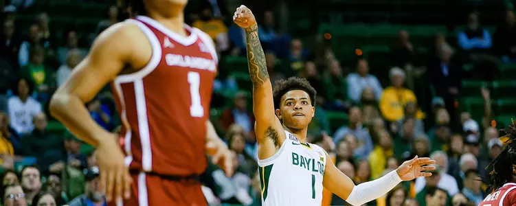 Keyonte George shoots against OU